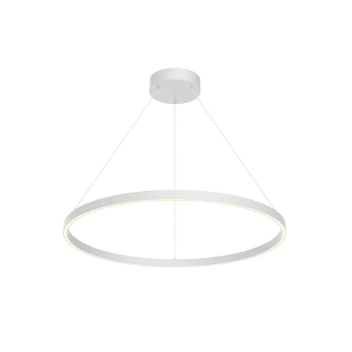 Cerchio 32-in White Led Pendant | PD87132-WH