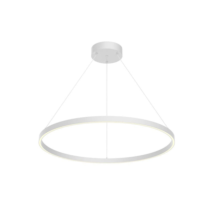 Cerchio 32-in White Led Pendant | PD87132-WH