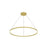 Cerchio 48-in Brushed Gold Led Pendant | PD87148-BG-UNV-010