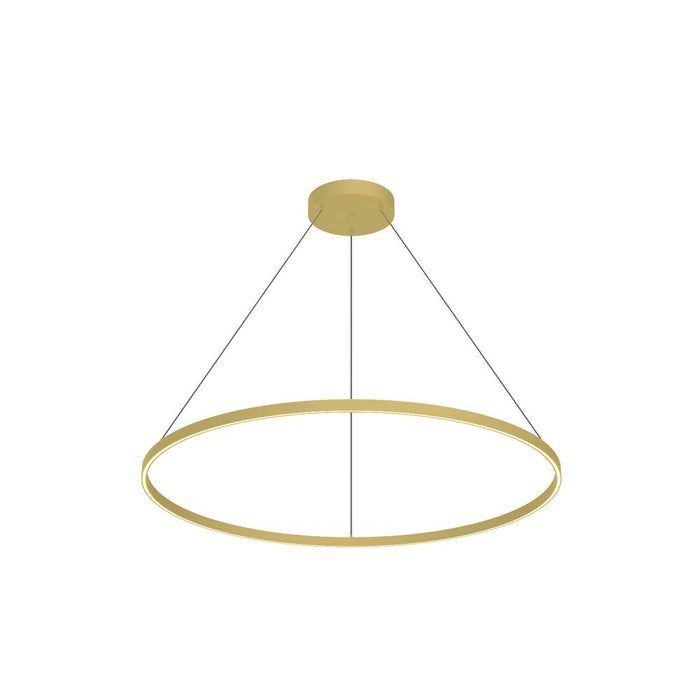 Cerchio 48-in Brushed Gold Led Pendant | PD87148-BG-UNV-010
