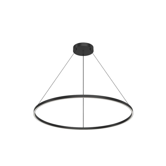 Cerchio 48-in Black Led Pendant | PD87148-BK-UNV-010