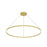 Cerchio 60-in Brushed Gold Led Pendant | PD87160-BG-UNV-010