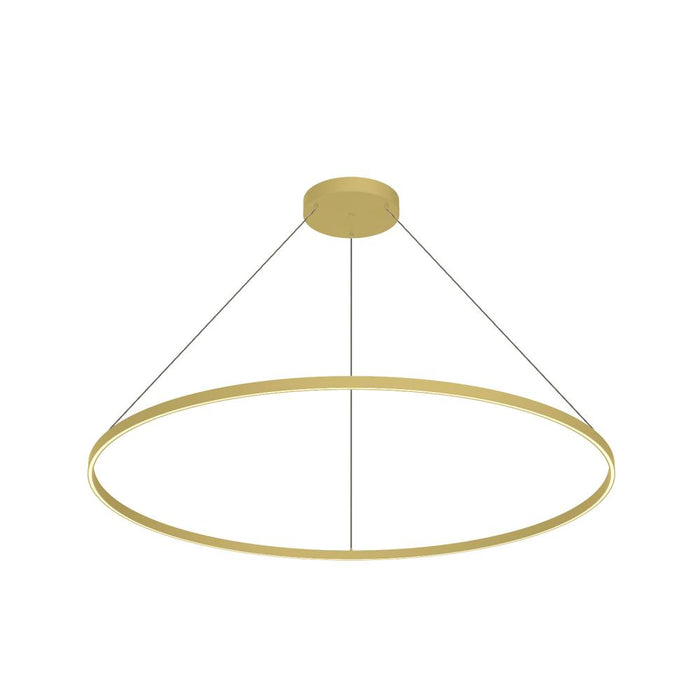 Cerchio 60-in Brushed Gold Led Pendant | PD87160-BG-UNV-010