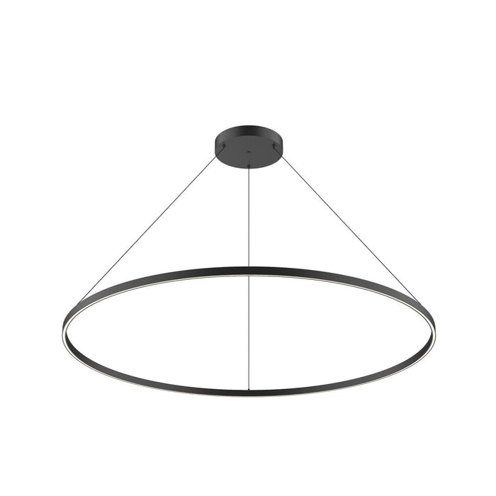 Cerchio 60-in Black Led Pendant | PD87160-BK-UNV-010