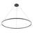 Cerchio 72-in Black Led Pendant | PD87172-BK-UNV-010