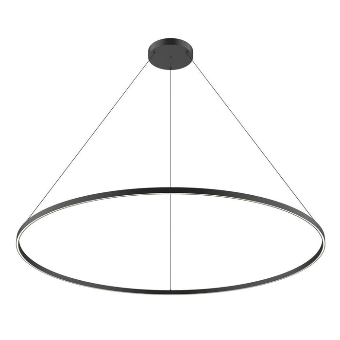 Cerchio 72-in Black Led Pendant | PD87172-BK-UNV-010