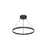 Cerchio 24-in Black Led Pendant | PD87724-BK-UNV-010