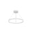 Cerchio 24-in White Led Pendant | PD87724-WH-UNV-010