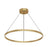 Cerchio 32-in Brushed Gold Led Pendant | PD87732-BG-UNV-010
