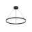 Cerchio 32-in Black Led Pendant | PD87732-BK-UNV-010