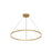 Cerchio 48-in Brushed Gold Led Pendant | PD87748-BG-UNV-010