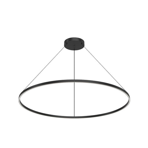 Cerchio 60-in Black Led Pendant | PD87760-BK-UNV-010