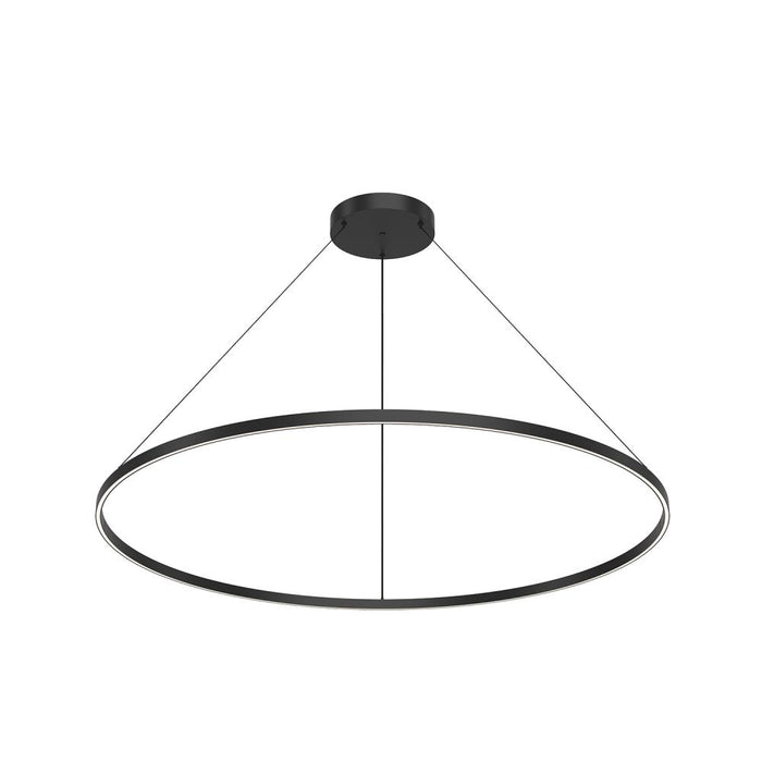 Cerchio 60-in Black Led Pendant | PD87760-BK-UNV-010