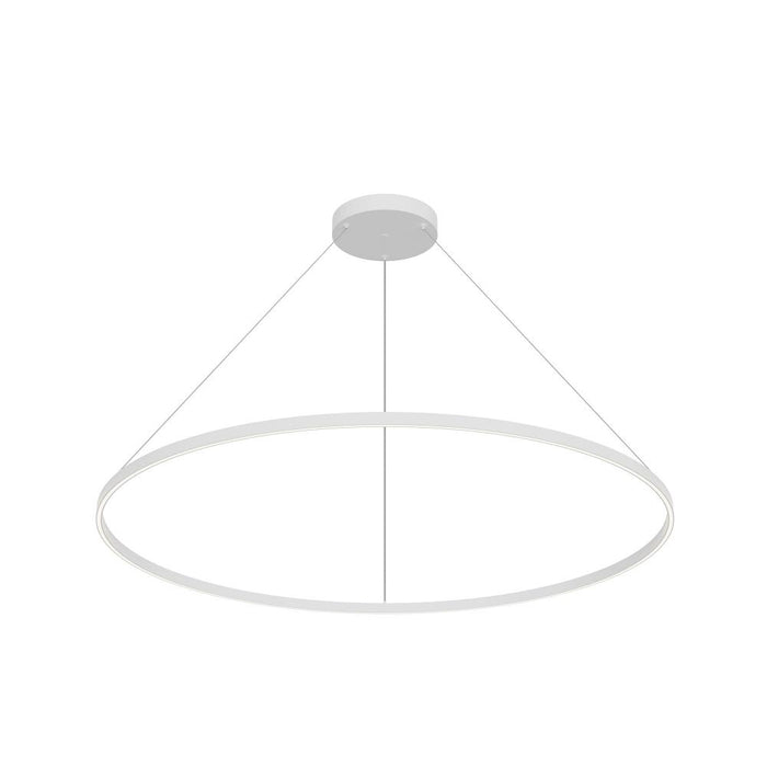 Cerchio 60-in White Led Pendant | PD87760-WH-UNV-010