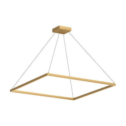 Piazza 48-in Brushed Gold Led Pendant | PD88148-BG-UNV-010