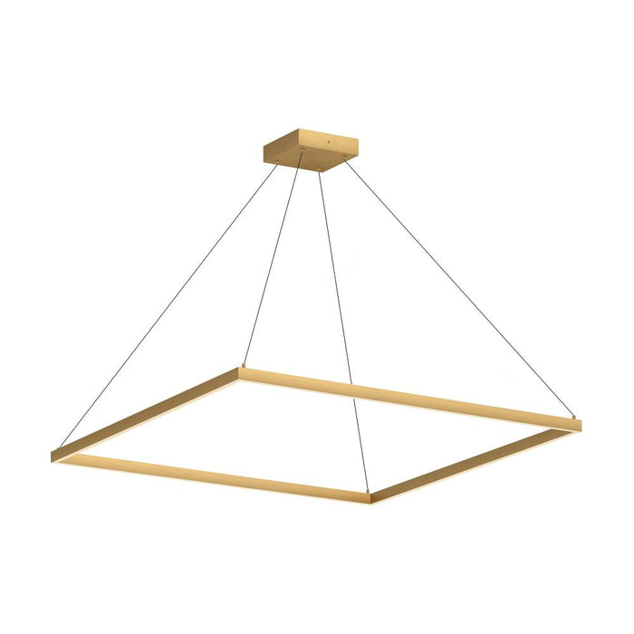 Piazza 48-in Brushed Gold Led Pendant | PD88148-BG-UNV-010