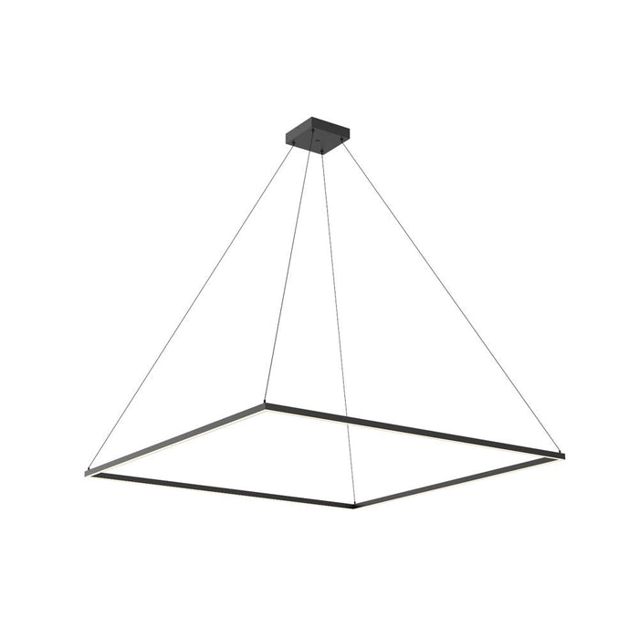 Piazza 60-in Black Led Pendant | PD88160-BK-UNV-010