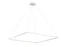 Piazza 60-in White Led Pendant | PD88160-WH-UNV-010