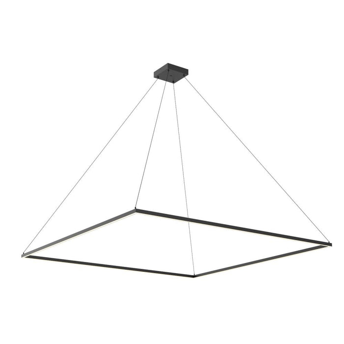 Piazza 72-in Black Led Pendant | PD88172-BK-UNV-010