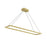 Piazza 48-in Brushed Gold Led Pendant | PD88548-BG-UNV-010