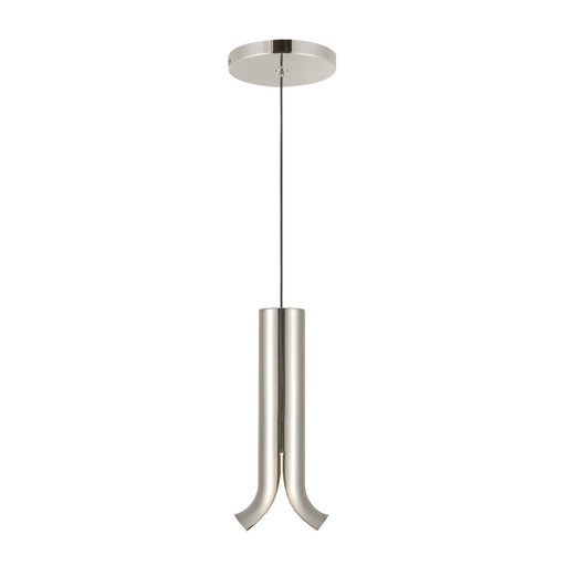 Husk 9-in Polished Nickel Led Pendant | PD89709-PN