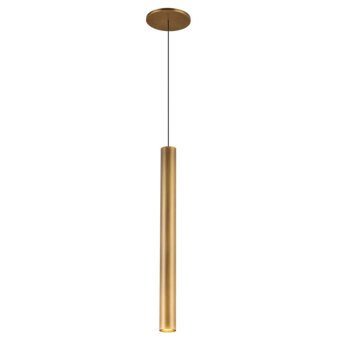 Mason 20-in Vintage Brass Led Pendant | PD90420-VB