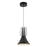 Floe 8-in Glossy Black/clear Crystal Led Pendant | PD94108-GBK/CC-UNV