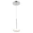 Stephord 4-in Chrome/clear Glass Led Pendant | PD97204-CH/CL