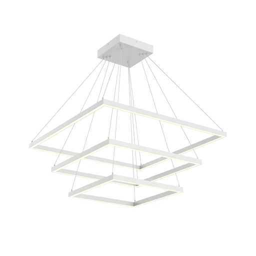 Piazza 32-in White Led Chandeliers | CH88332-WH