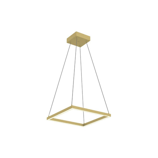 Piazza 18-in Brushed Gold Led Pendant | PD88118-BG
