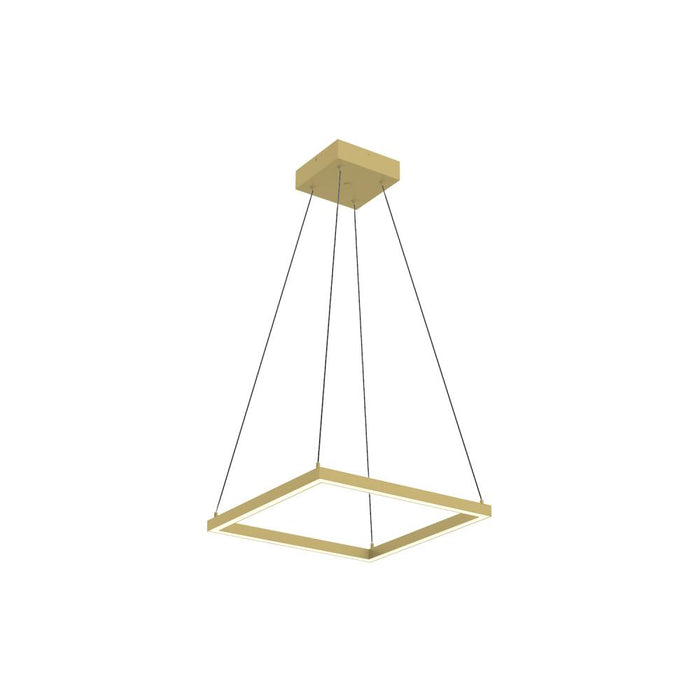 Piazza 18-in Brushed Gold Led Pendant | PD88118-BG