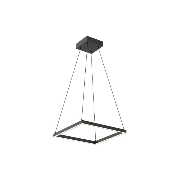 Piazza 18-in Black Led Pendant | PD88118-BK