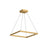 Piazza 24-in Brushed Gold Led Pendant | PD88124-BG-UNV-010