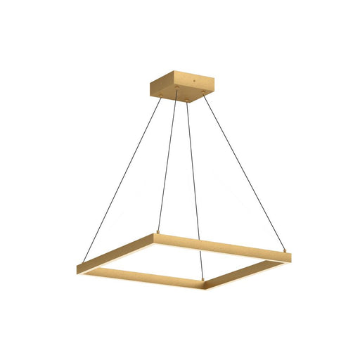 Piazza 24-in Brushed Gold Led Pendant | PD88124-BG-UNV-010