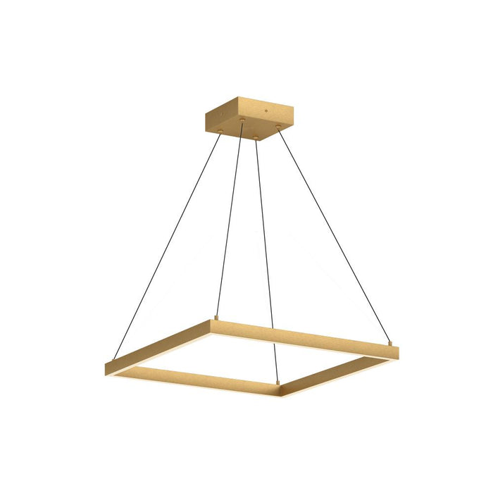 Piazza 24-in Brushed Gold Led Pendant | PD88124-BG-UNV-010