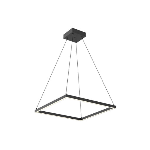 Piazza 24-in Black Led Pendant | PD88124-BK-UNV-010