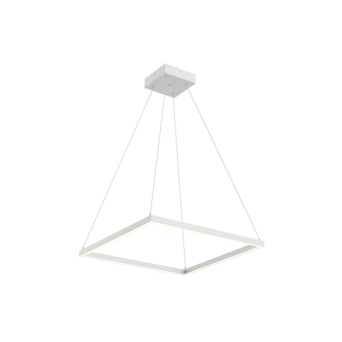 Piazza 24-in White Led Pendant | PD88124-WH
