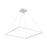 Piazza 36-in White Led Pendant | PD88136-WH-UNV-010