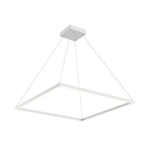 Piazza 36-in White Led Pendant | PD88136-WH