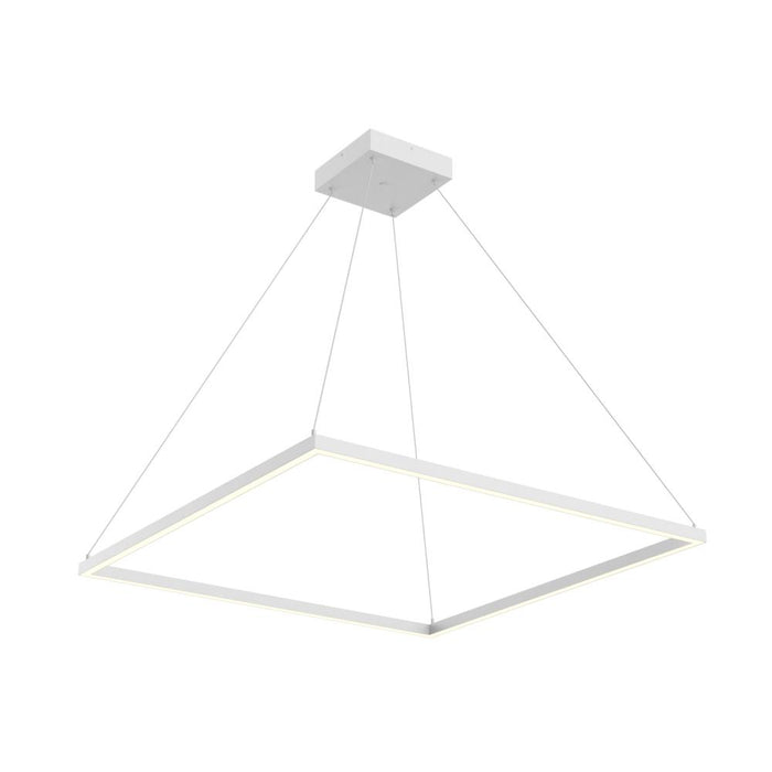 Piazza 36-in White Led Pendant | PD88136-WH