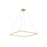 Piazza 48-in Brushed Gold Led Pendant | PD88148-BG