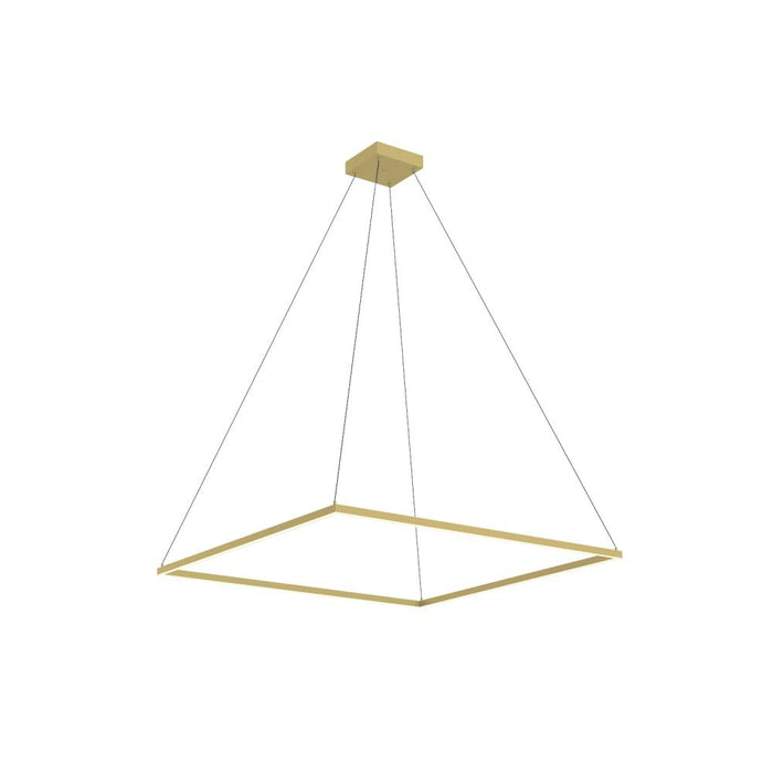 Piazza 48-in Brushed Gold Led Pendant | PD88148-BG