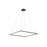 Piazza 48-in Black Led Pendant | PD88148-BK-UNV-010
