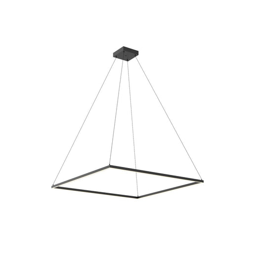Piazza 48-in Black Led Pendant | PD88148-BK-UNV-010