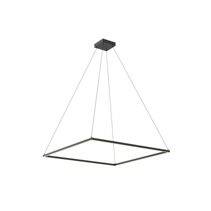 Piazza 48-in Black Led Pendant | PD88148-BK