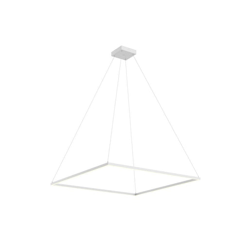 Piazza 48-in White Led Pendant | PD88148-WH