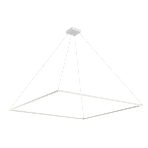 Piazza 72-in White Led Pendant | PD88172-WH-UNV-010