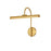 20w Picture Light, Aged Brass Finish | PIC120-16LED-AGB