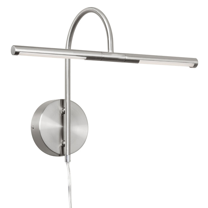 6w Picture Light, Satin Chrome Finish | PICLED-152-SC