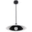 1 Lightt Pendant, Agb W/ Mw & Mb Metal Shade | PIM-171P-MW-MB
